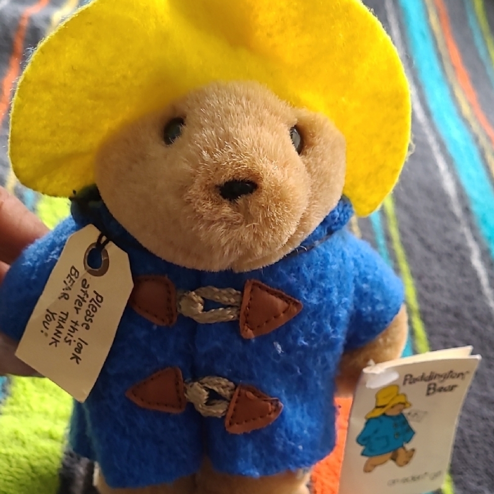 Yellow and Blue Stuffed Animal Plush Toy